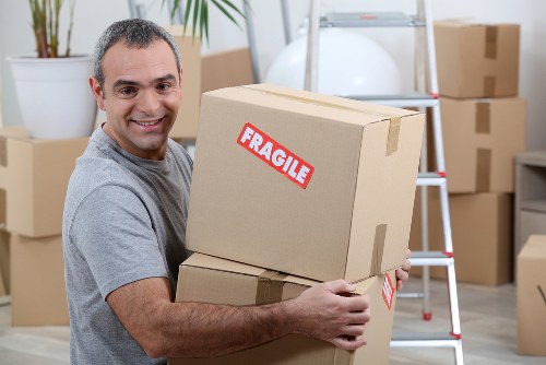 Customer raising a complaint about a removal van service