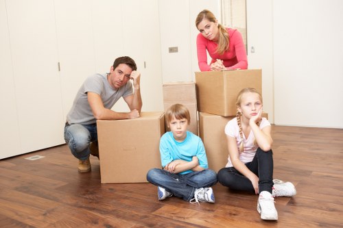 Professional packing supplies for a home move in Shoreditch