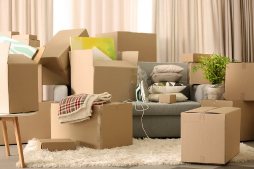 Professional moving truck service supporting an office relocation in Shoreditch