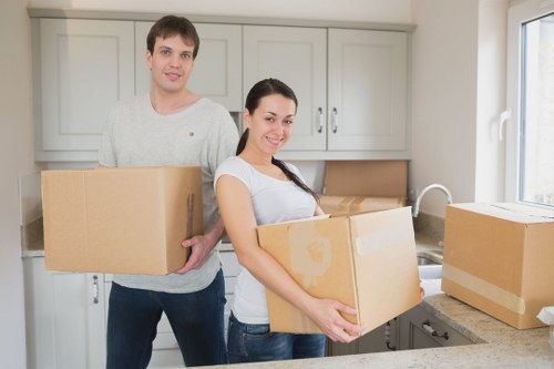Cubic-yard pricing for a local office or warehouse move